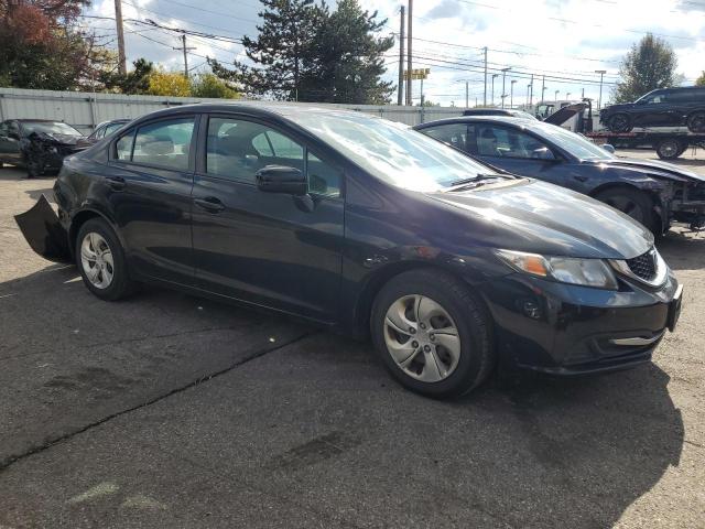 19XFB2F50FE080919 - 2015 HONDA CIVIC LX BLACK photo 4