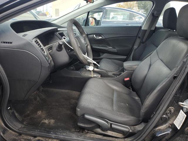 19XFB2F50FE080919 - 2015 HONDA CIVIC LX BLACK photo 7