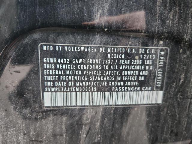 3VWPL7AJ1EM608519 - 2014 VOLKSWAGEN JETTA TDI Qara foto 12