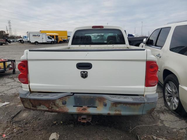 1D7HE22PX9S762284 - 2009 DODGE DAKOTA ST WHITE photo 6
