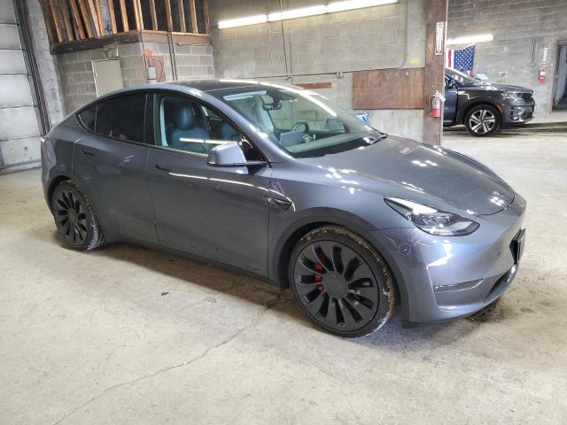 7SAYGDEF0NF309935 - 2022 TESLA MODEL Y ნაცრისფერი ფოტო 4