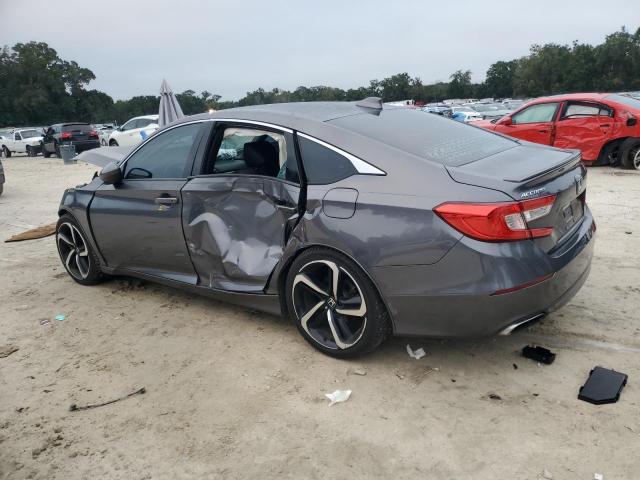 1HGCV1F34JA211947 - 2018 HONDA ACCORD SPORT Szary zdjęcie 2