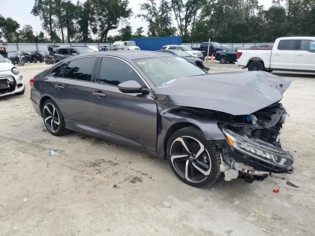 1HGCV1F34JA211947 - 2018 HONDA ACCORD SPORT Szary zdjęcie 4
