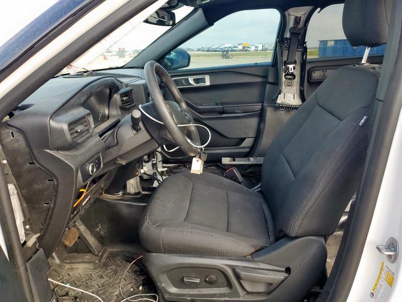 1FM5K8AC1PGB98298 - 2023 FORD EXPLORER POLICE INTERCEPTOR Белый фото 7