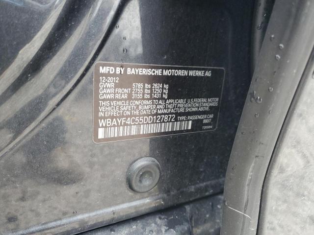 WBAYF4C55DD127872 - 2013 BMW 740 LXI CHARCOAL photo 12