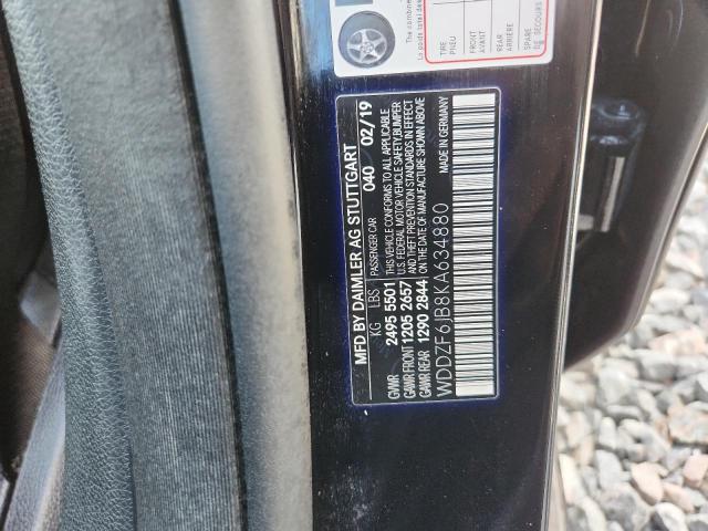 WDDZF6JB8KA634880 - 2019 MERCEDES-BENZ E 450 4MATIC BLACK photo 13