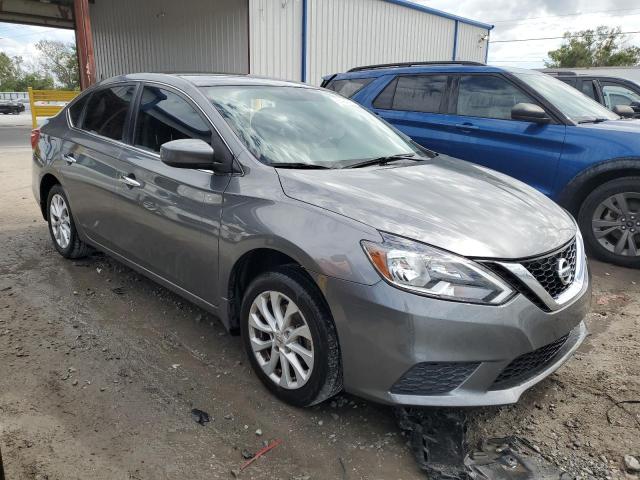 3N1AB7AP3KY237208 - 2019 NISSAN SENTRA S ნაცრისფერი ფოტო 4