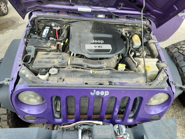 1C4BJWDG3HL671432 - 2017 JEEP WRANGLER U SPORT PURPLE photo 11