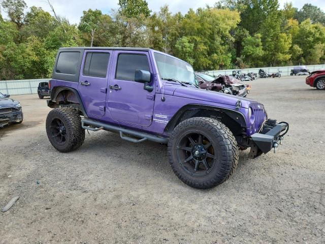1C4BJWDG3HL671432 - 2017 JEEP WRANGLER U SPORT PURPLE photo 4