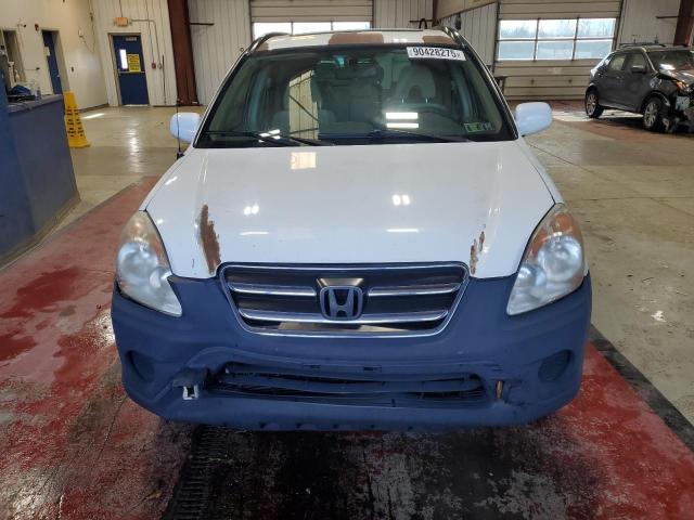 SHSRD788X6U404828 - 2006 HONDA CR-V EX WHITE photo 5