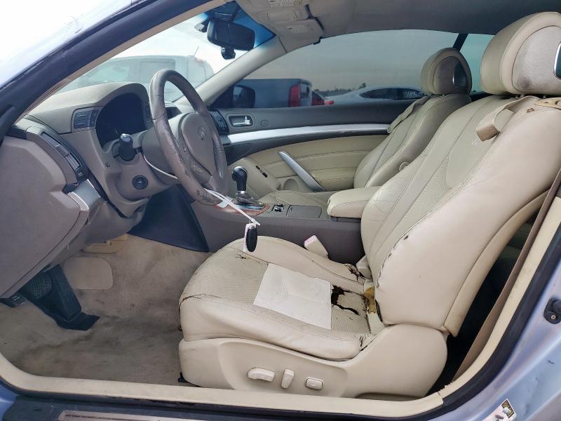 JNKCV66E59M722878 - 2009 INFINITI G37 BASE BLUE photo 7