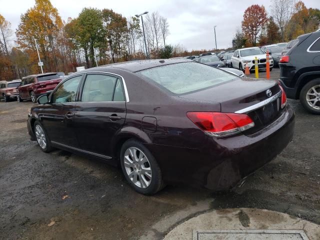 4T1BK3DB4BU374389 - 2011 TOYOTA AVALON BASE Бордовий фото 2