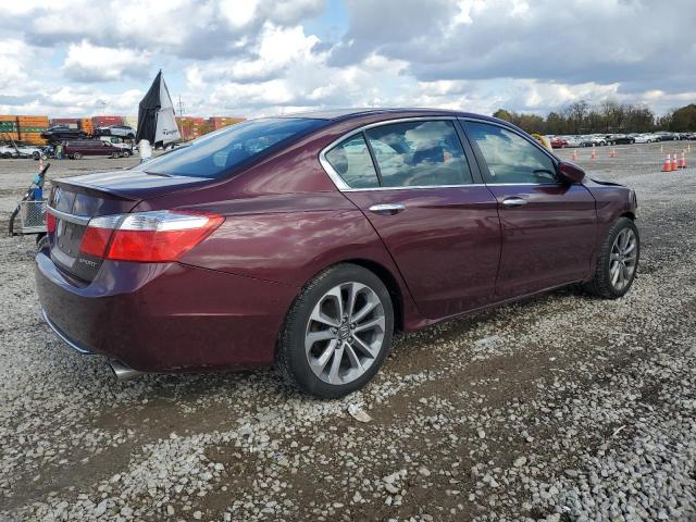 1HGCR2F50FA102145 - 2015 HONDA ACCORD SPORT MAROON photo 3