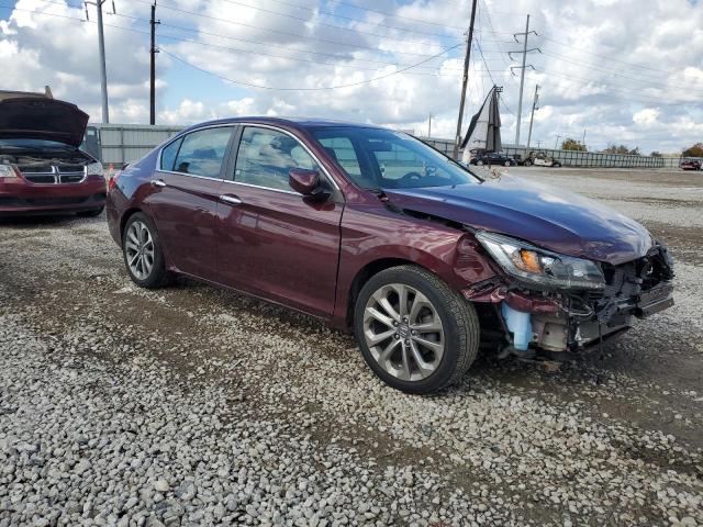 1HGCR2F50FA102145 - 2015 HONDA ACCORD SPORT MAROON photo 4