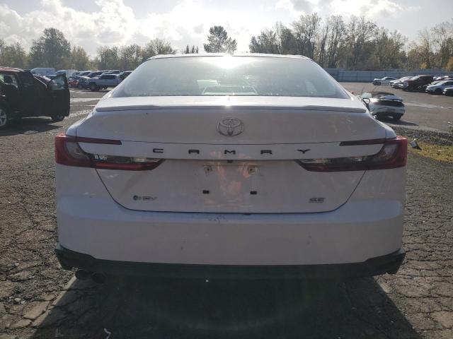 4T1DAACK0SU119885 - 2025 TOYOTA CAMRY XSE WHITE photo 6