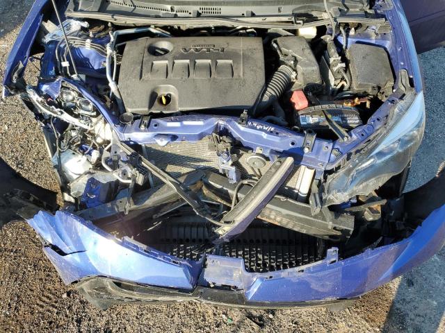 2T1BURHE8HC787265 - 2017 TOYOTA COROLLA L BLUE photo 11