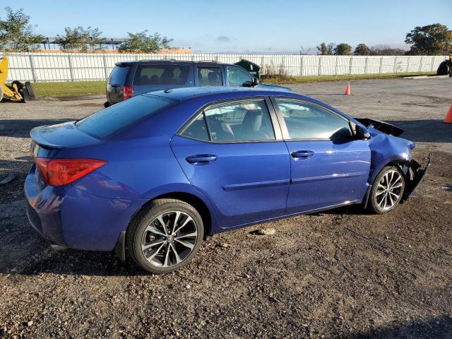 2T1BURHE8HC787265 - 2017 TOYOTA COROLLA L BLUE photo 3