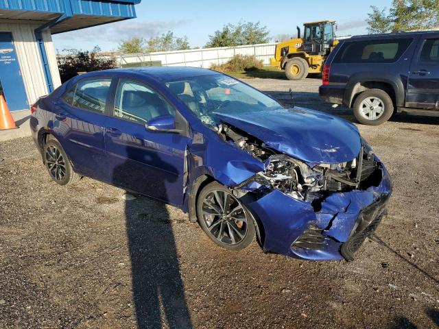 2T1BURHE8HC787265 - 2017 TOYOTA COROLLA L BLUE photo 4