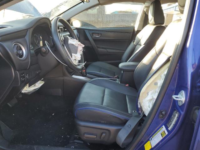 2T1BURHE8HC787265 - 2017 TOYOTA COROLLA L BLUE photo 7