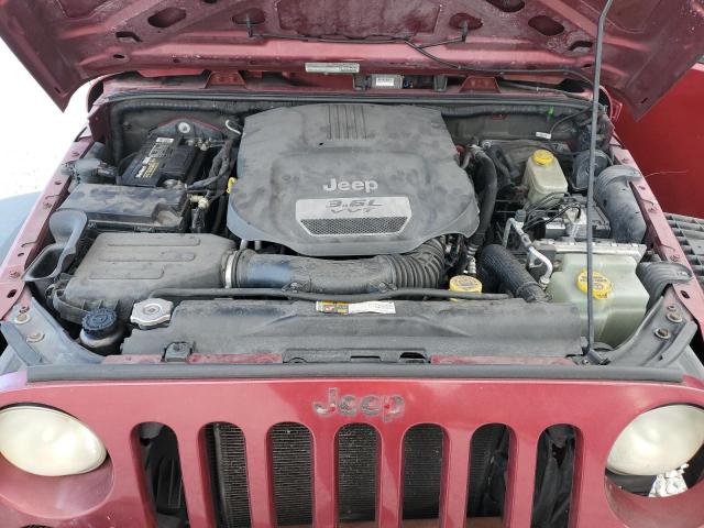 1C4AJWAG0DL588499 - 2013 JEEP WRANGLER SPORT 栗色 照片 11