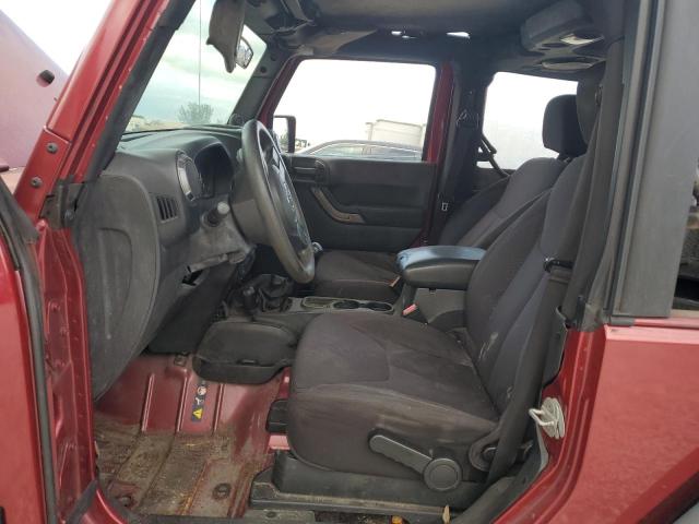 1C4AJWAG0DL588499 - 2013 JEEP WRANGLER SPORT 栗色 照片 7