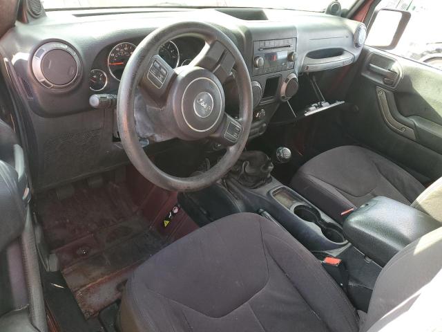 1C4AJWAG0DL588499 - 2013 JEEP WRANGLER SPORT 栗色 照片 8