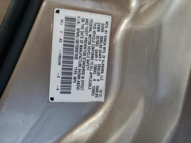 5FNRL18672B001535 - 2002 HONDA ODYSSEY EX TAN photo 13