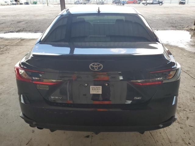 4T1DAACKXSU512048 - 2025 TOYOTA CAMRY XSE BLACK photo 6