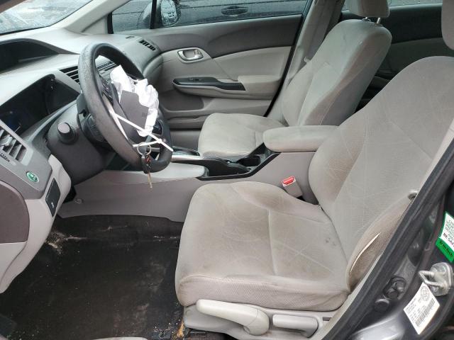 2HGFB2F46CH106626 - 2012 HONDA CIVIC LX Grau Foto 7