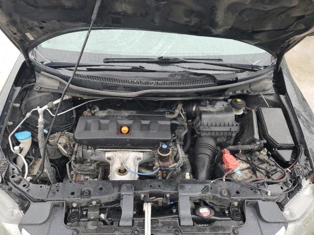 19XFB2F5XCE009190 - 2012 HONDA CIVIC LX BLACK photo 11