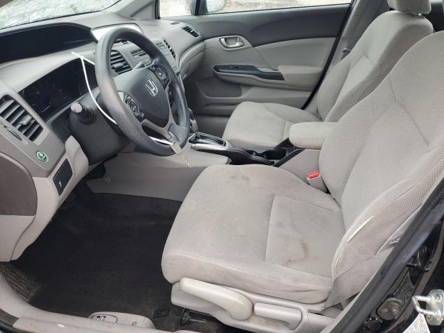 19XFB2F5XCE009190 - 2012 HONDA CIVIC LX BLACK photo 7