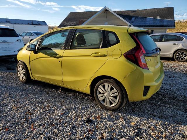JHMGK5H59GX006269 - 2016 HONDA FIT LX YELLOW photo 2