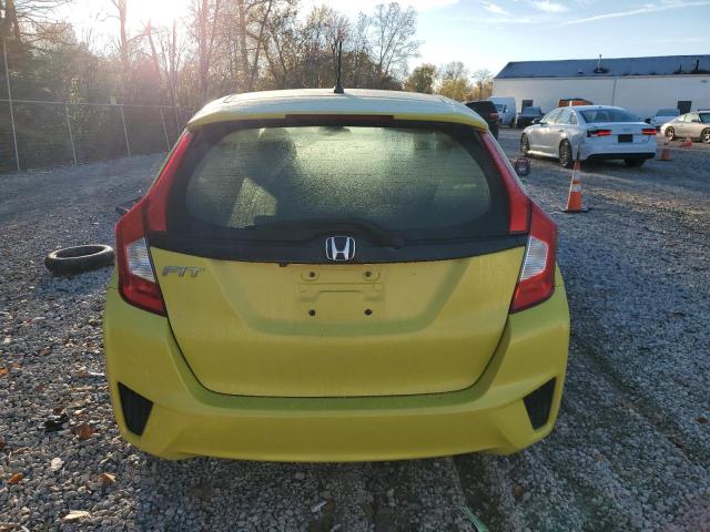 JHMGK5H59GX006269 - 2016 HONDA FIT LX YELLOW photo 6