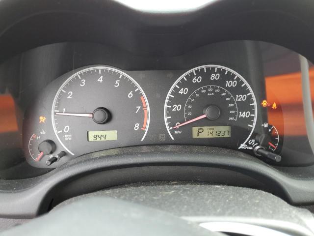 1NXBU40E79Z154612 - 2009 TOYOTA COROLLA BASE أحمر صورة 9