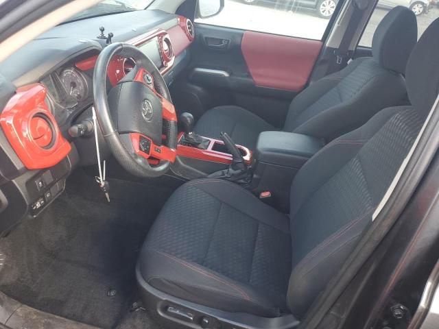 3TMBZ5DN4MM031059 - 2021 TOYOTA TACOMA DOUBLE CAB GRAY photo 7