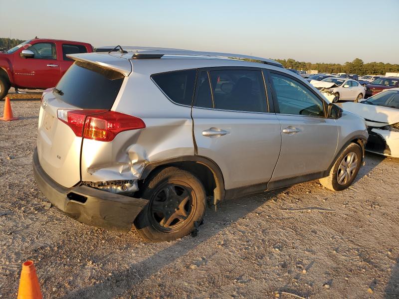 2T3ZFREV6FW201856 - 2015 TOYOTA RAV4 LE SILVER photo 3