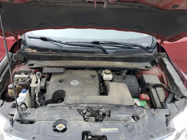 5N1AR2MM2FC712001 - 2015 NISSAN PATHFINDER S RED photo 12