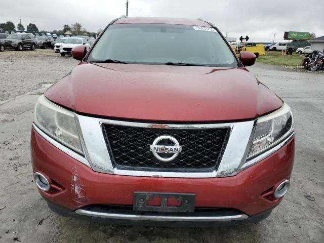 5N1AR2MM2FC712001 - 2015 NISSAN PATHFINDER S RED photo 5