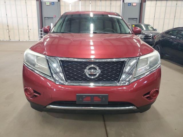 5N1AR2MM1EC716698 - 2014 NISSAN PATHFINDER S RED photo 5