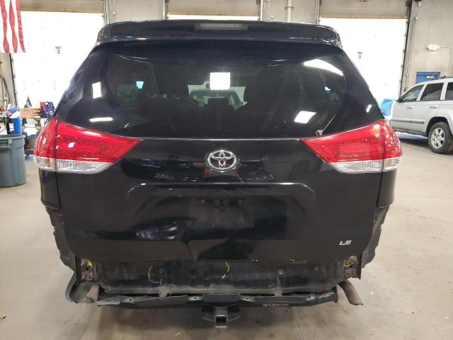 5TDKK3DCXBS150822 - 2011 TOYOTA SIENNA LE BLACK photo 6