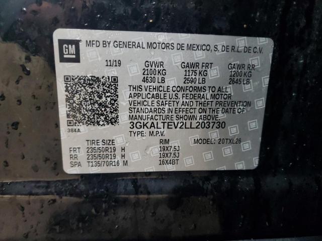 3GKALTEV2LL203730 - 2020 GMC TERRAIN SLE BLACK photo 14