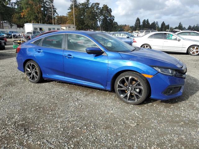 2HGFC2F81MH543371 - 2021 HONDA CIVIC SPORT 蓝色 照片 4