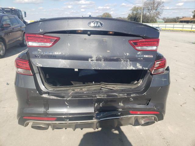 5XXGW4L23GG091632 - 2016 KIA OPTIMA SX GRAY photo 6