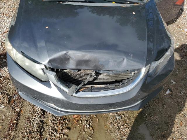 2HGFB2F55DH589682 - 2013 HONDA CIVIC LX GRAY photo 11