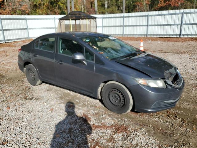 2HGFB2F55DH589682 - 2013 HONDA CIVIC LX GRAY photo 4