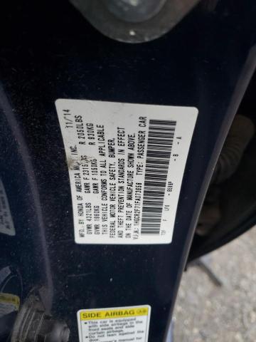 1HGCR2F71FA073658 - 2015 HONDA ACCORD EX BLUE photo 13
