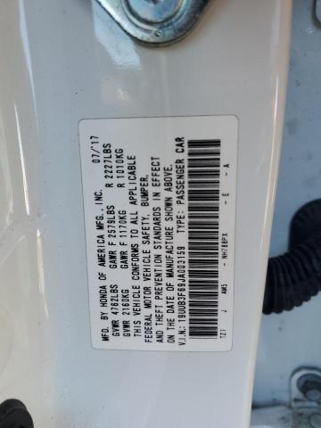 19UUB3F69JA003159 - 2018 ACURA TLX TECH+A Սպիտակ լուսանկար 12