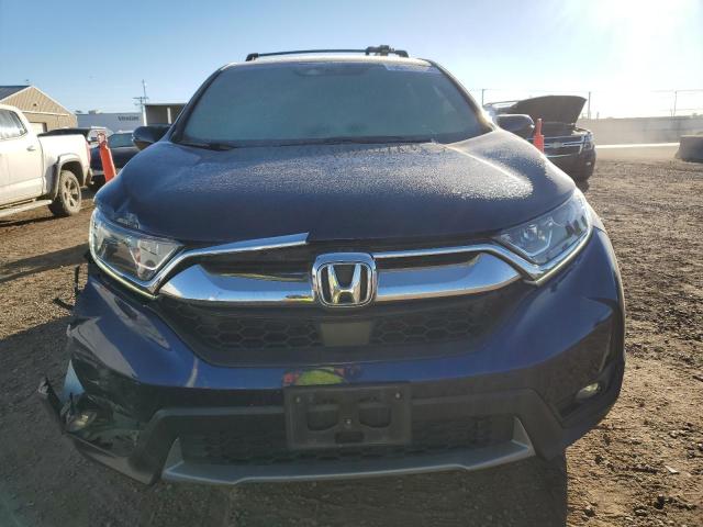 5J6RW2H50KL005244 - 2019 HONDA CR-V EX BLUE photo 5