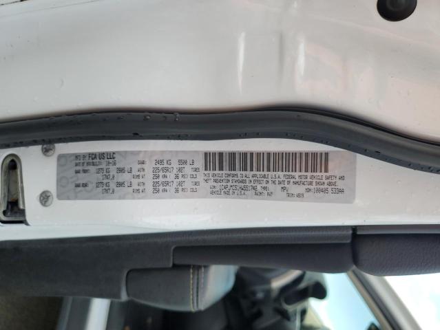 1C4PJMCS1HW551742 - 2017 JEEP CHEROKEE LATITUDE WHITE photo 13