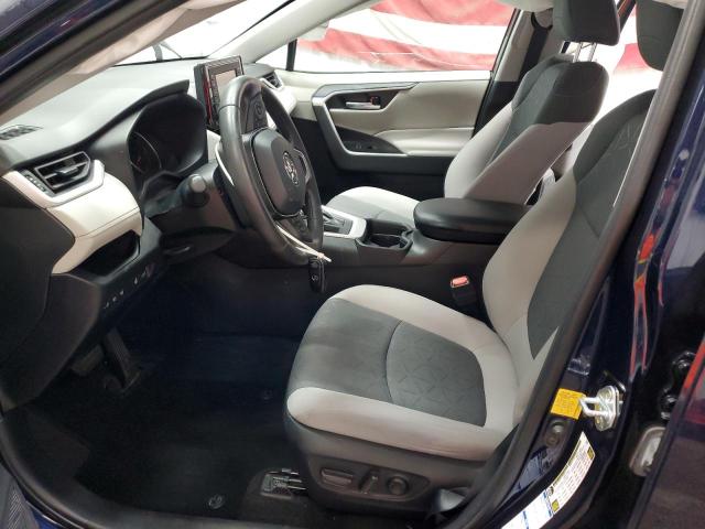 2T3P1RFV3MW164444 - 2021 TOYOTA RAV4 XLE BLUE photo 7